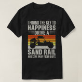 Sand Rail Dune Buggy Offroad Sand Racing Funny San T-shirt (Design voorkant)