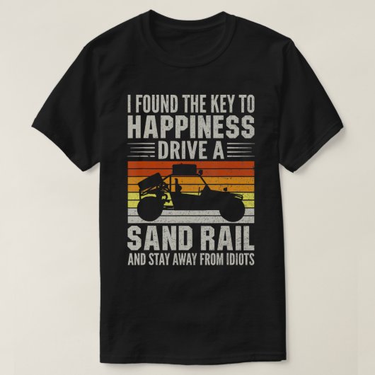 Sand Rail Dune Buggy Offroad Sand Racing Funny San T-shirt (Design voorkant)