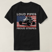 Sand Rail Dune Buggy Offroad US Flag Sand Racing F T-shirt (Design voorkant)