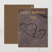 Sand schrijfliefde briefkaart (Voorkant / Achterkant)