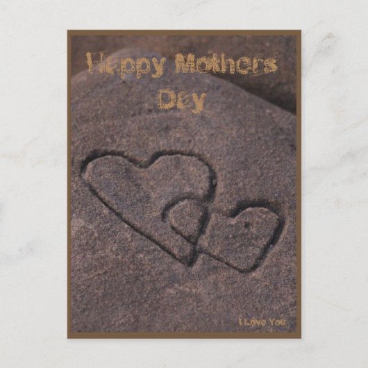 Sand schrijfliefde briefkaart (Voorkant)