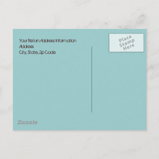 Sand Schrijven op het strand Save the Date Briefka Aankondigingskaart (Achterkant)