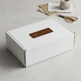 Sand | Script retour adreslabel bruiloft Etiket