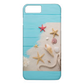 Sand Sea Shells Hoesje-Mate iPhone Case (Achterkant)