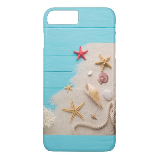 Sand Sea Shells Hoesje-Mate iPhone Case (Achterkant)