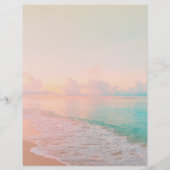 Sand Seashells Beach Retirement Party Flyer (Achterkant)