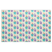 Sand Shells Beach Bucket Shovel Vacking Stof (Fat Quarter)