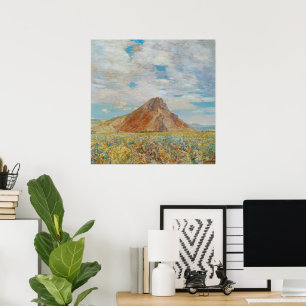 Sand Springs Butte door Childe Hassam, Vintage Kun Poster