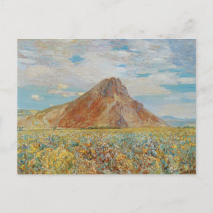 Sand Springs Butte van Childe Hassam,  kunst Briefkaart