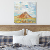 Sand Springs Butte van Childe Hassam,  kunst Canvas Afdruk (Insitu (Slaapkamer))