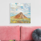 Sand Springs Butte van Childe Hassam,  kunst Canvas Afdruk (Insitu (Woonkamer))
