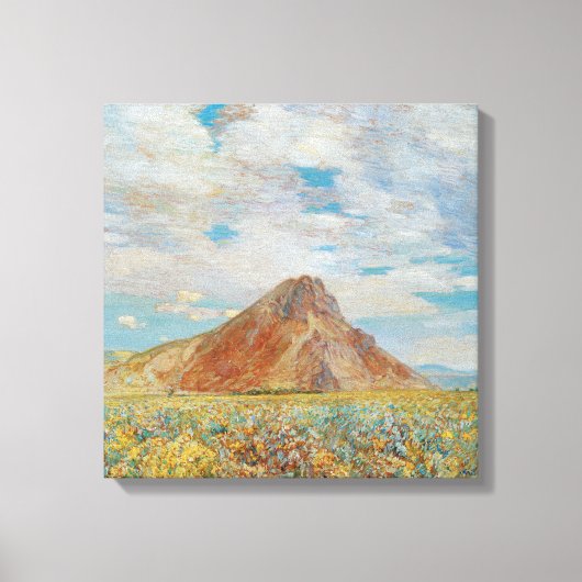 Sand Springs Butte van Childe Hassam,  kunst Canvas Afdruk (Voorkant)