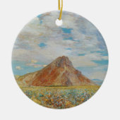 Sand Springs Butte van Childe Hassam, kunst Keramisch Ornament (Voorkant)