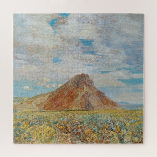 Sand Springs Butte van Childe Hassam,  kunst Legpuzzel (Horizontaal)