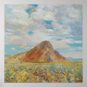 Sand Springs Butte van Childe Hassam,  kunst Poster (Voorkant)