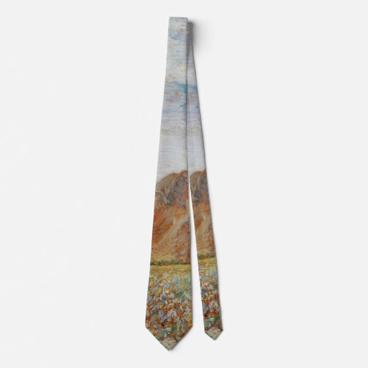 Sand Springs Butte van Childe Hassam,  kunst Stropdas (Voorkant)