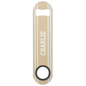 Sand Stripes aangepast monogram flesopener Speed Flessenopener (Achterkant)