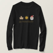 Sand Sun & Santa T-shirt (Design voorkant)