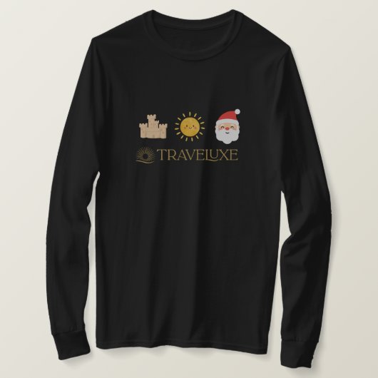 Sand Sun & Santa T-shirt (Design voorkant)