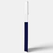 SAND SURF Modern Donker Navy Wit Kleurblok Case-Mate iPhone Case (Achterkant / Rechts)