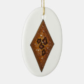 Sand Tart Cinnamon Kerstfeestdag Koekje Keramisch Ornament (Rechts)