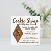 Sand Tart-kerstkoekjeswisselaar Bake Sale Kaart (Staand voorkant)