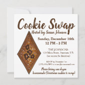 Sand Tart-kerstkoekjeswisselaar Bake Sale Kaart (Voorkant)