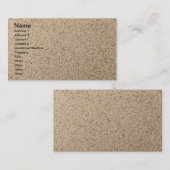 Sand texture for Background Visitekaartje (Voorkant / Achterkant)