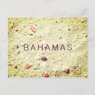 Sand Textured Bahamas Briefkaart