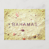 Sand Textured Bahamas Briefkaart (Voorkant)