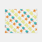 Sand Toys Castle Bucket Shovel Beach Fleece Deken (Voorkant (Horizontaal))