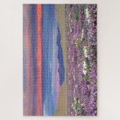 Sand Verbena & Dune Primrose Wildbloemen op zonson Legpuzzel (Verticaal)