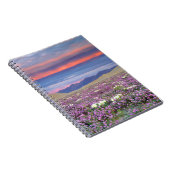 Sand Verbena & Dune Primrose Wildbloemen op zonson Notitieboek (Rechterzijde)