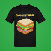 Sand Welke Tijd Voedsel Favorieten Cool Mannen Gra T-shirt