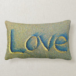 Sand Writing Love Pillow Kussen