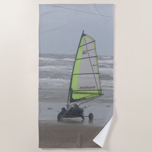 Sand Yachting Beach Towel Strandlaken (Voorkant)