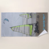 Sand Yachting Cust. Beach Towel Strandlaken (Voorkant)