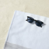 Sand Yachting met Seagul Cust. Beach Towel Strandlaken (In situ)