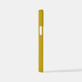 Sand yellow Shadow Monogram initials with name iPhone Hoesje (Rechterkant)