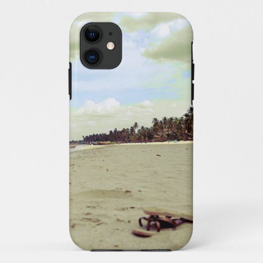 Sandaal op tropisch strand Case-Mate iPhone case (Achterkant)