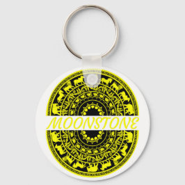 Sandakada pahana - Traditionele onsteen in Sri Lan Sleutelhanger