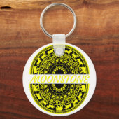 Sandakada pahana - Traditionele onsteen in Sri Lan Sleutelhanger (Voorkant)