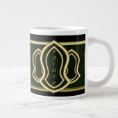 Sandal of the Prophet (Green) Marmer & Gold Grote Koffiekop (Rechts)