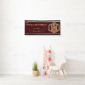 Sandal of the Prophet-Red Marble & Gold-Monogram Spandoek (Insitu)