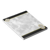 Sandal of the Prophet (White) Marble & Gold Notitieblok (Schuin)
