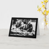 Sandal Selling in Albanië 1923 Kaart (Gele Bloem)