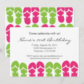 Sandal Soiree Kaart (Voorkant / Achterkant)