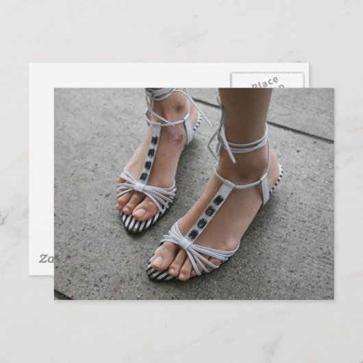 Sandalen Briefkaart (Voorkant / Achterkant)