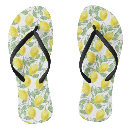 Sandalen citroen. teenslippers (Voetbed)