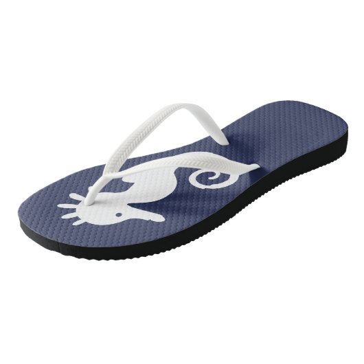 Sandalen Navy Blue Seahorse Teenslippers (Schuin)